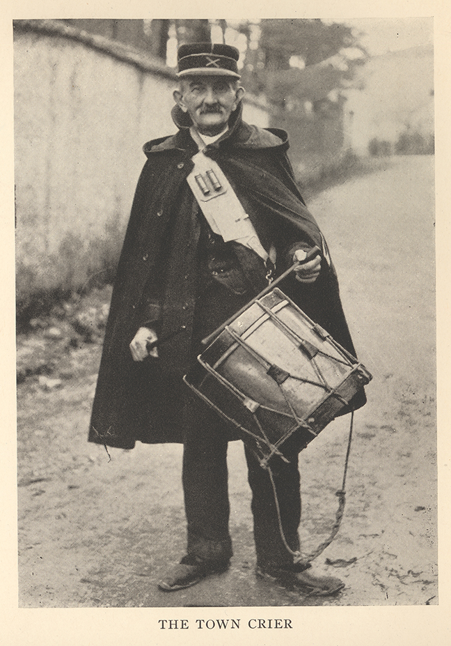 Town Crier, Contrexeville, 1918