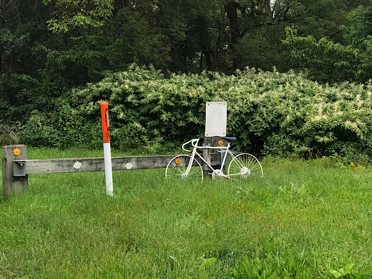 Ghost bike
