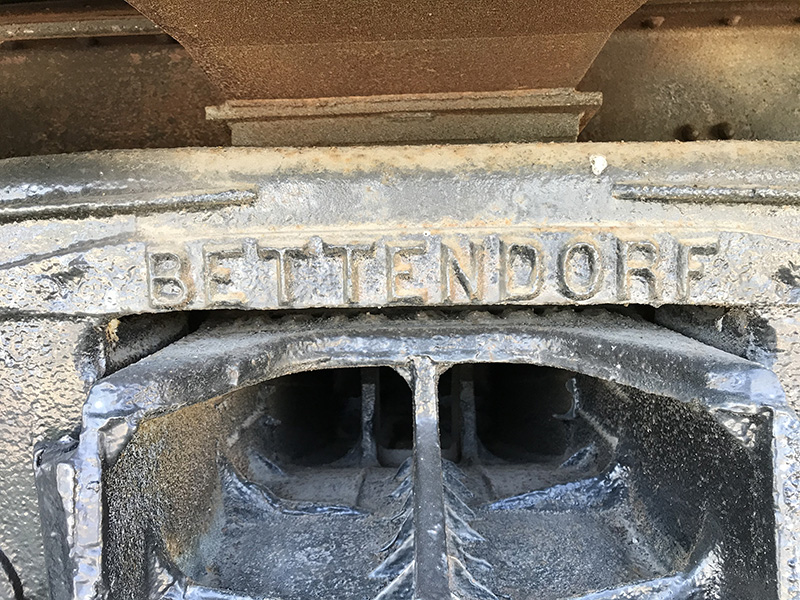 Bettendorf name on the truck
