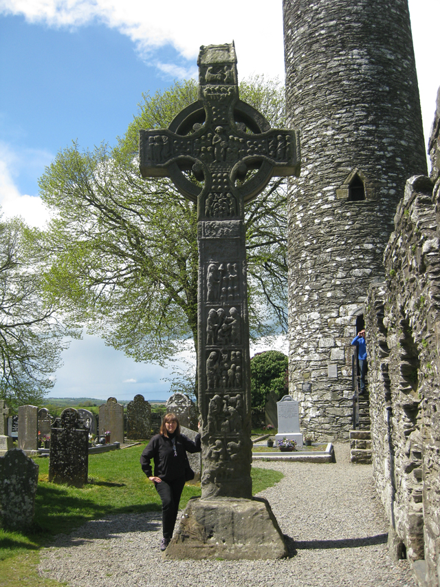 Martha with the Tall Cross at Monasterboice