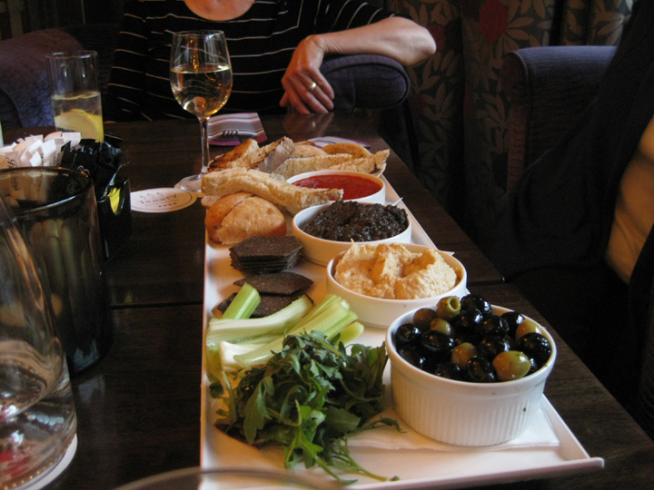 Appetizer plate, Trinity City Hotel, Dublin