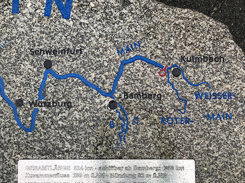 Stone tablet map