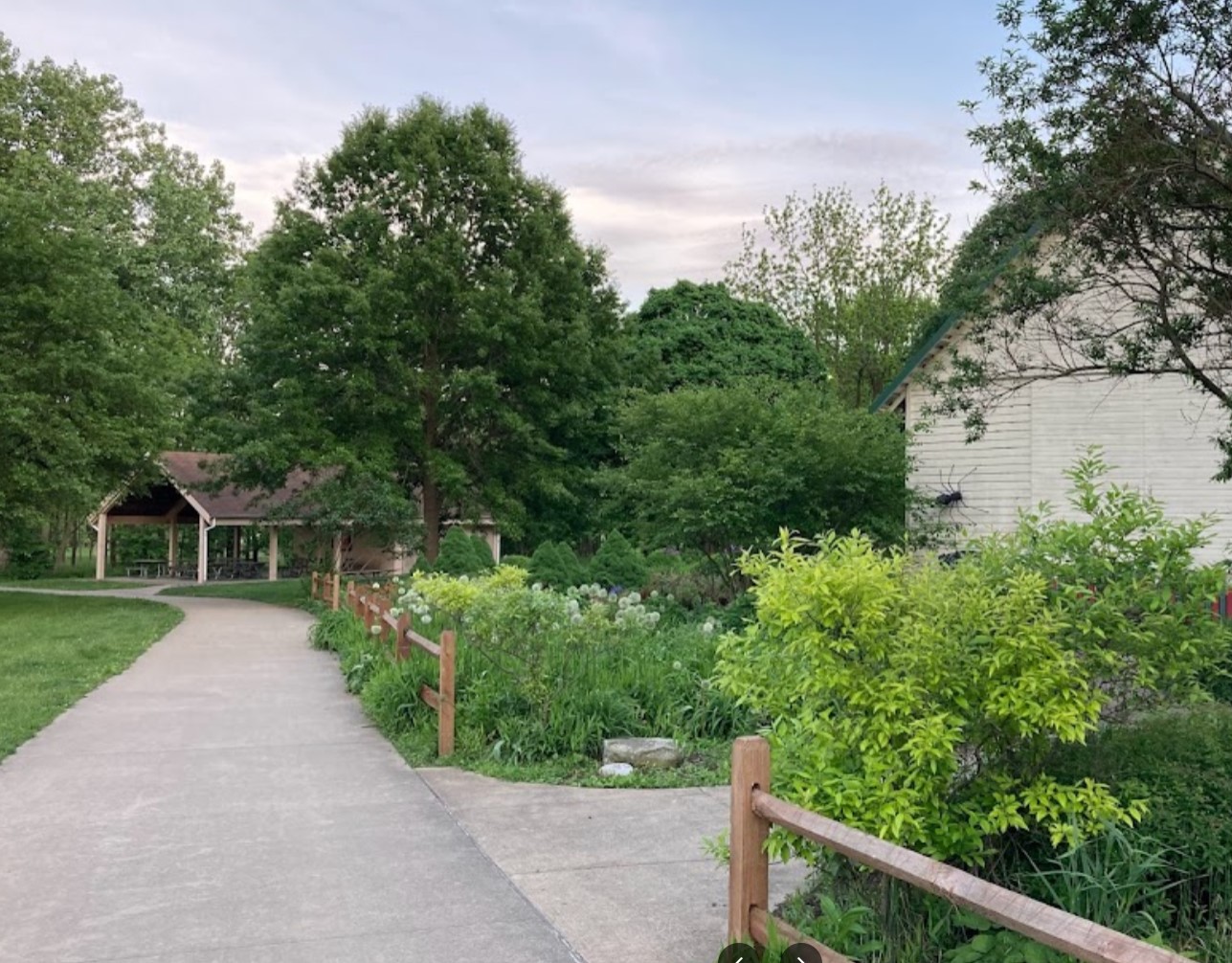Garden pavilion at Meadowbrook